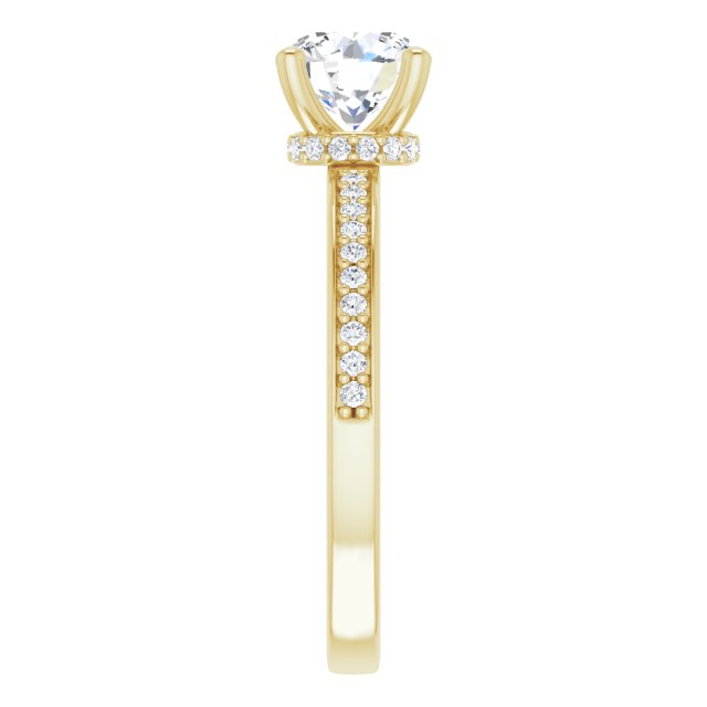Accented Engagement Ring