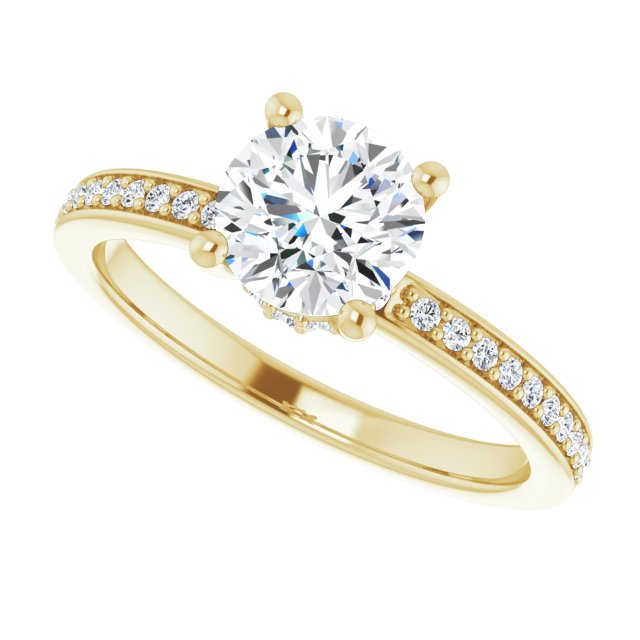 Accented Engagement Ring
