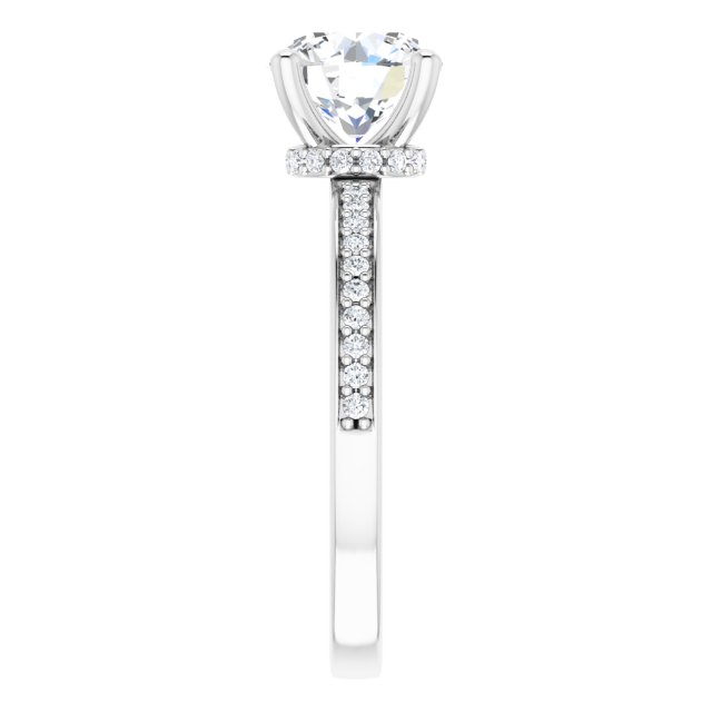 Accented Engagement Ring
