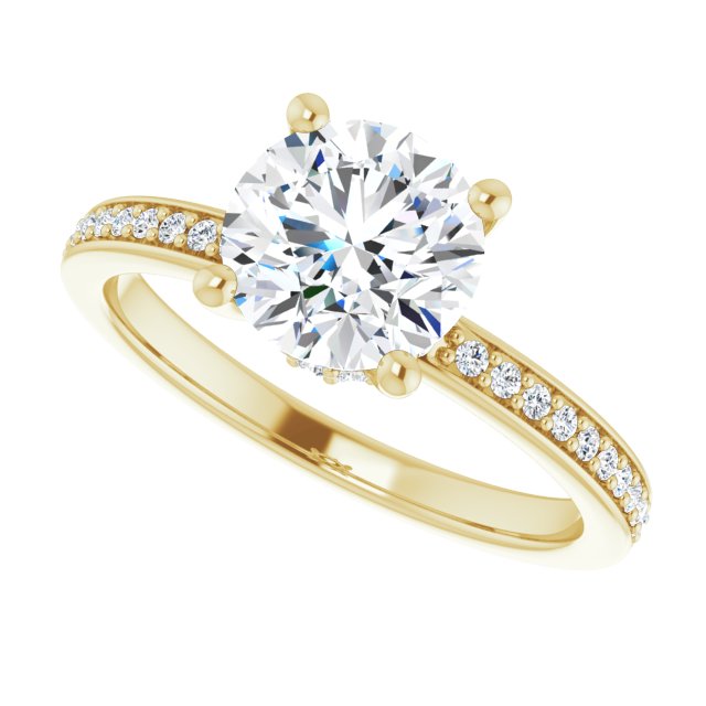 Accented Engagement Ring