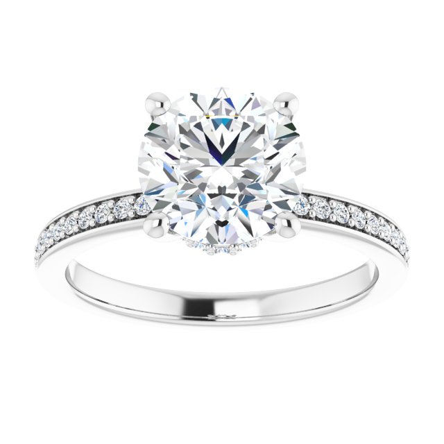Accented Engagement Ring
