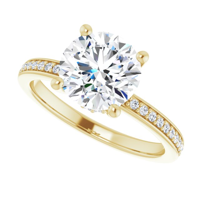 Accented Engagement Ring