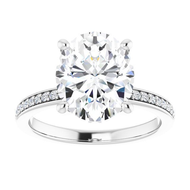 Accented Engagement Ring