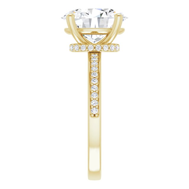 Accented Engagement Ring