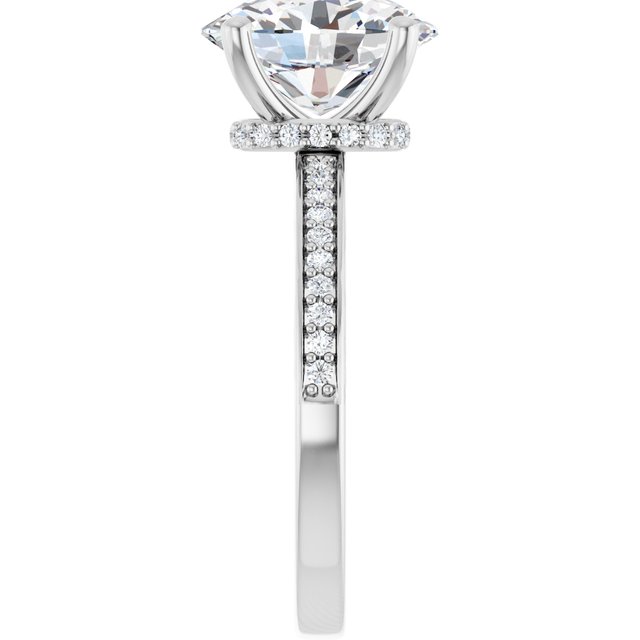 Accented Engagement Ring