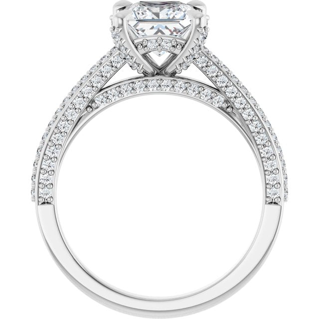 Accented Engagement Ring