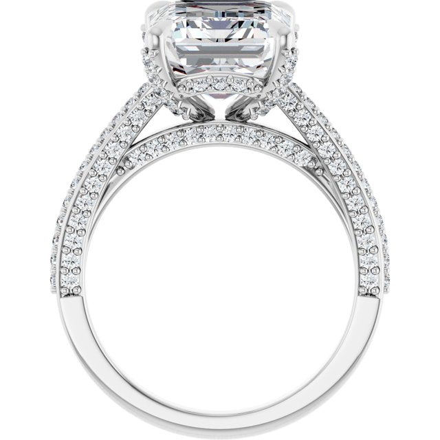 Accented Engagement Ring