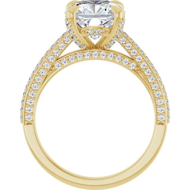 Accented Engagement Ring
