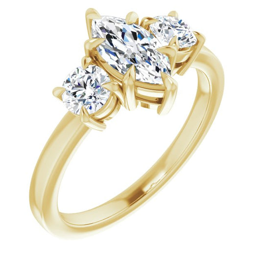 Three-Stone Engagement Ring
