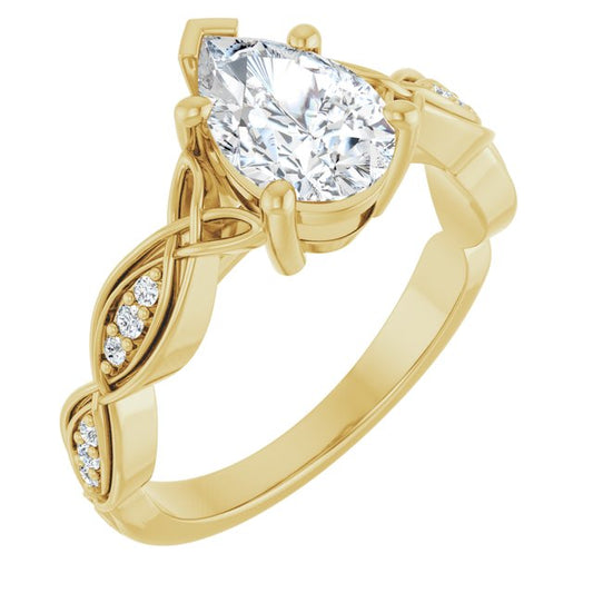 Accented Engagement Ring