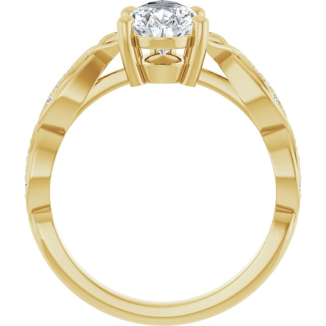 Accented Engagement Ring