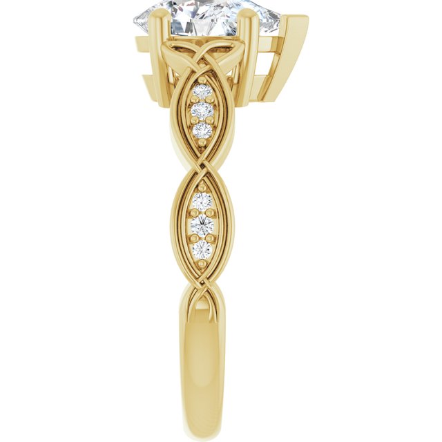 Accented Engagement Ring
