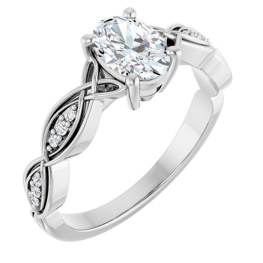 Accented Engagement Ring