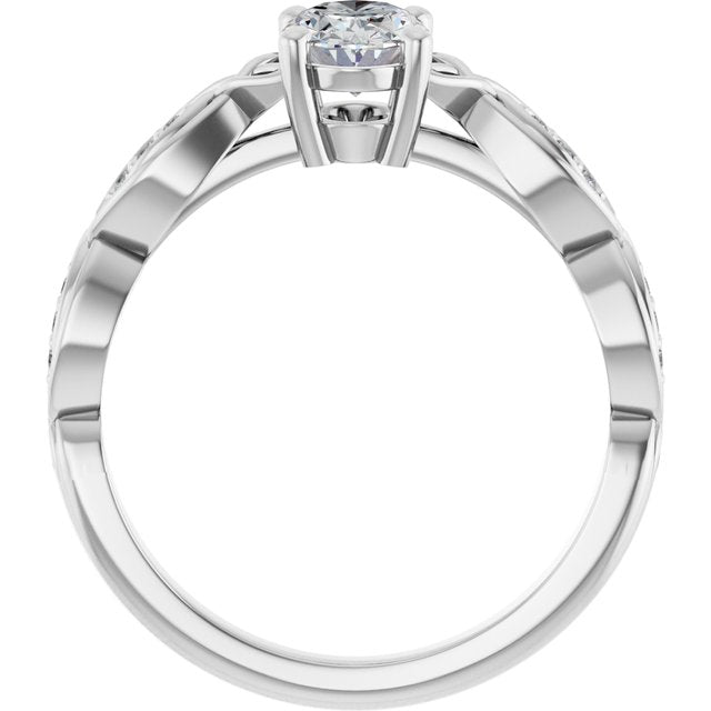 Accented Engagement Ring