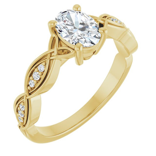 Accented Engagement Ring
