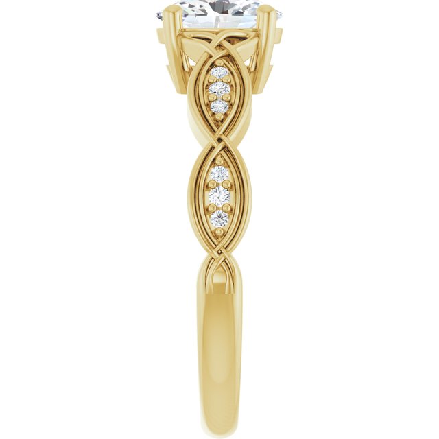 Accented Engagement Ring