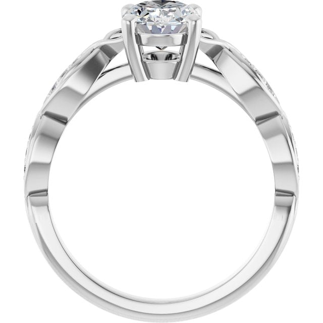 Accented Engagement Ring