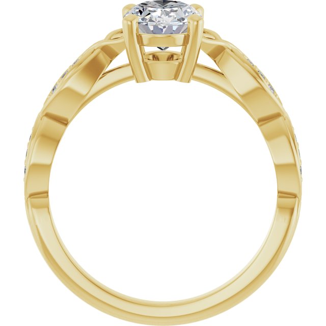Accented Engagement Ring