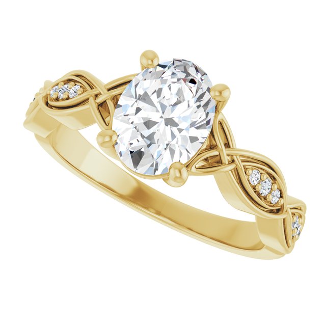 Accented Engagement Ring