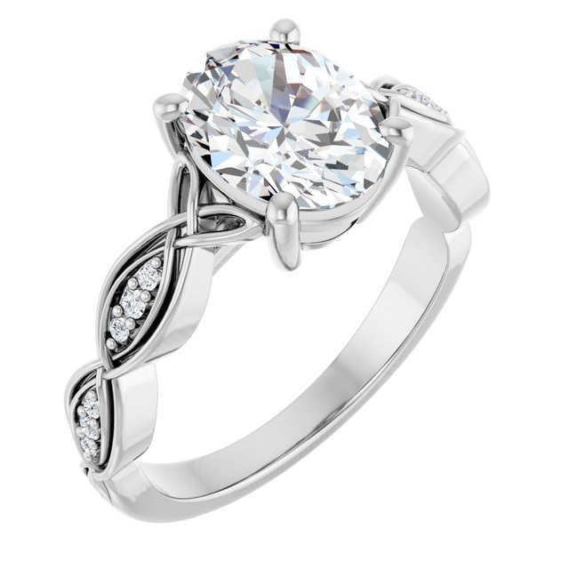 Accented Engagement Ring