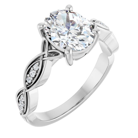 Accented Engagement Ring