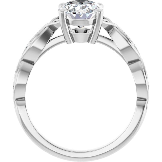 Accented Engagement Ring