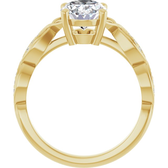Accented Engagement Ring