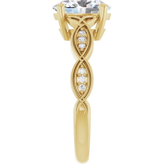 Accented Engagement Ring