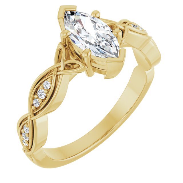 Accented Engagement Ring
