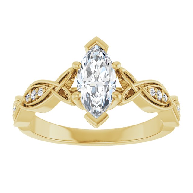 Accented Engagement Ring
