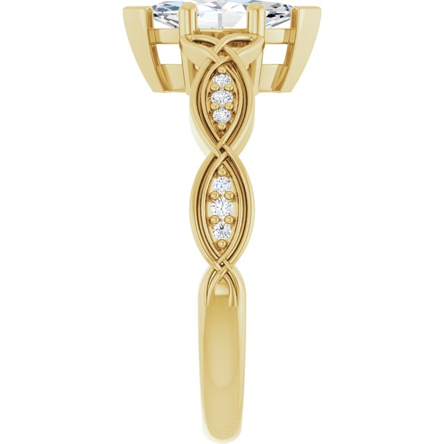 Accented Engagement Ring