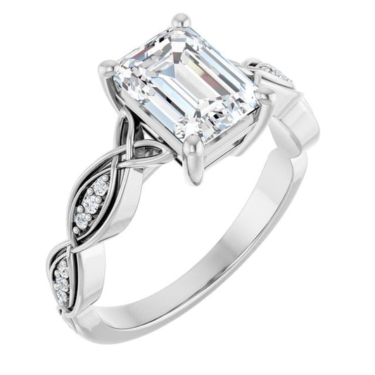 Accented Engagement Ring