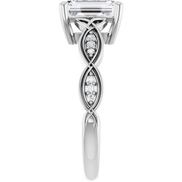 Accented Engagement Ring