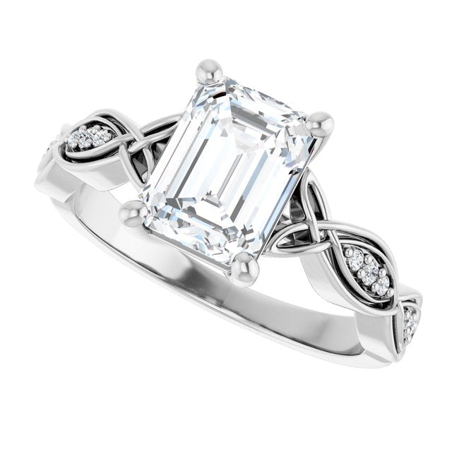 Accented Engagement Ring