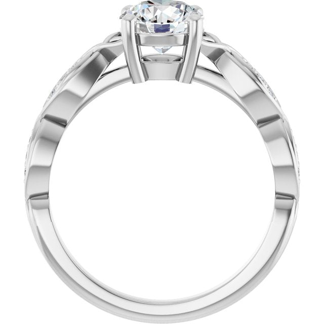 Accented Engagement Ring