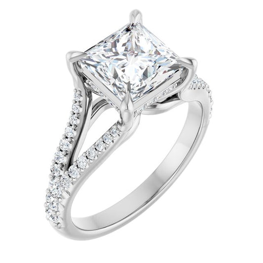 Accented Engagement Ring