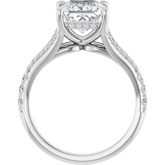 Accented Engagement Ring