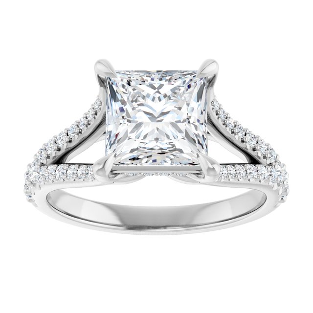 Accented Engagement Ring