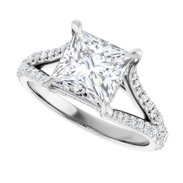 Accented Engagement Ring