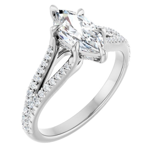 Accented Engagement Ring