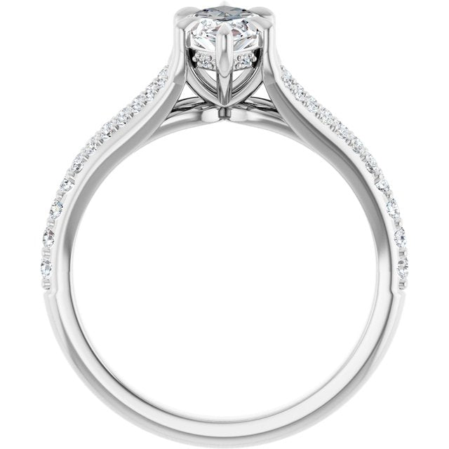 Accented Engagement Ring