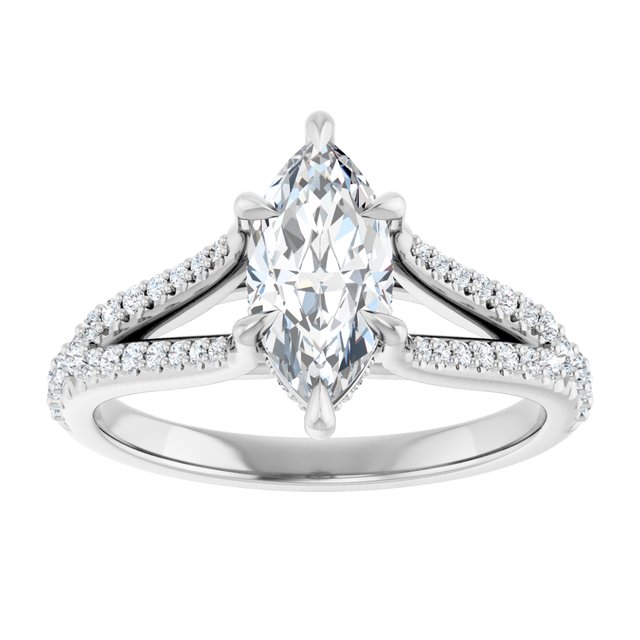 Accented Engagement Ring