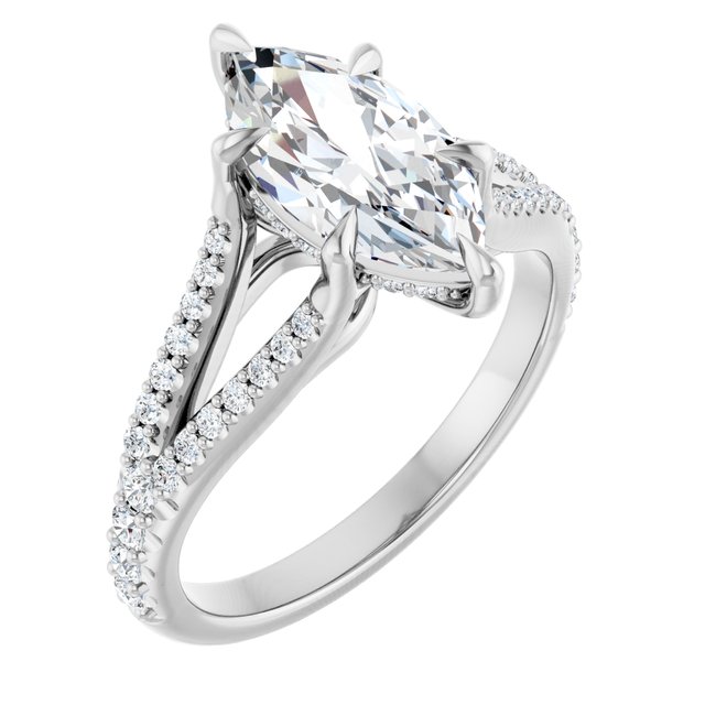 Accented Engagement Ring