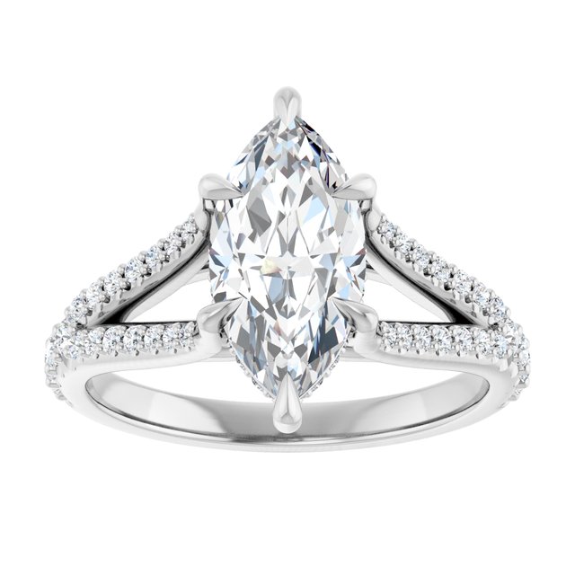 Accented Engagement Ring