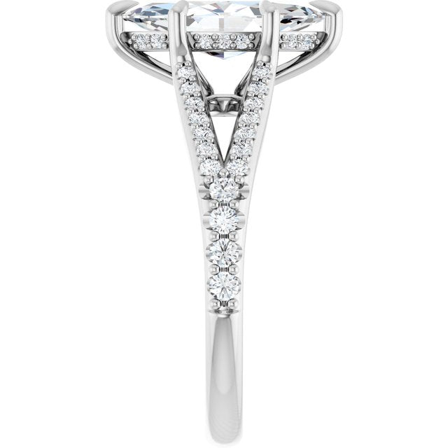 Accented Engagement Ring