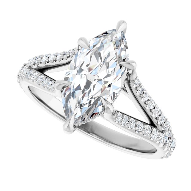 Accented Engagement Ring