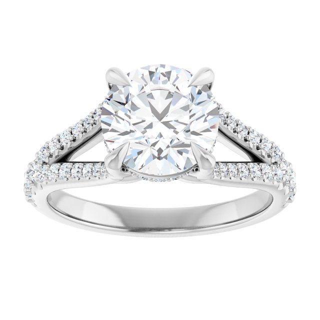 Accented Engagement Ring
