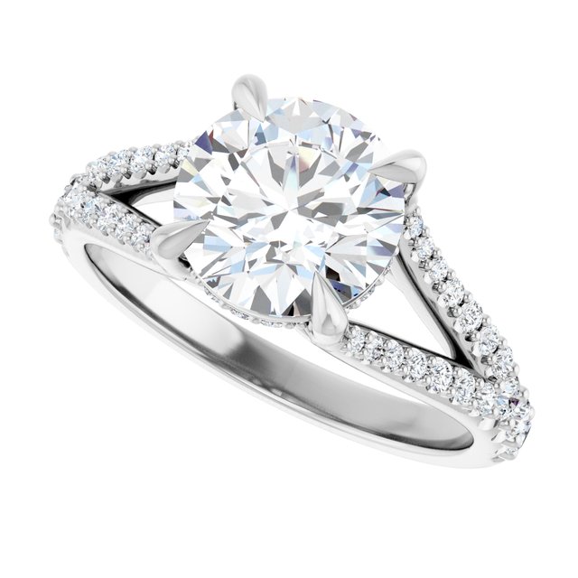 Accented Engagement Ring