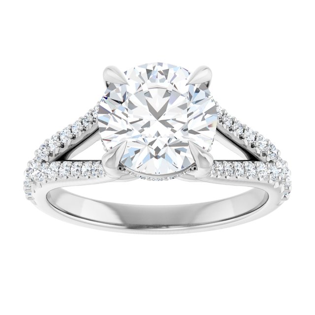 Accented Engagement Ring