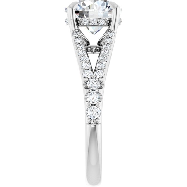 Accented Engagement Ring